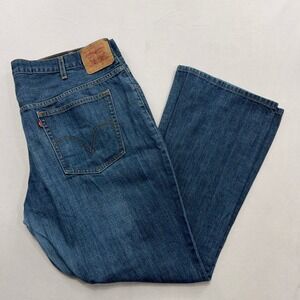 Levi's Jeans 515 Nouveau Boot Cut Low Rise Blue Denim Women 22W L=M